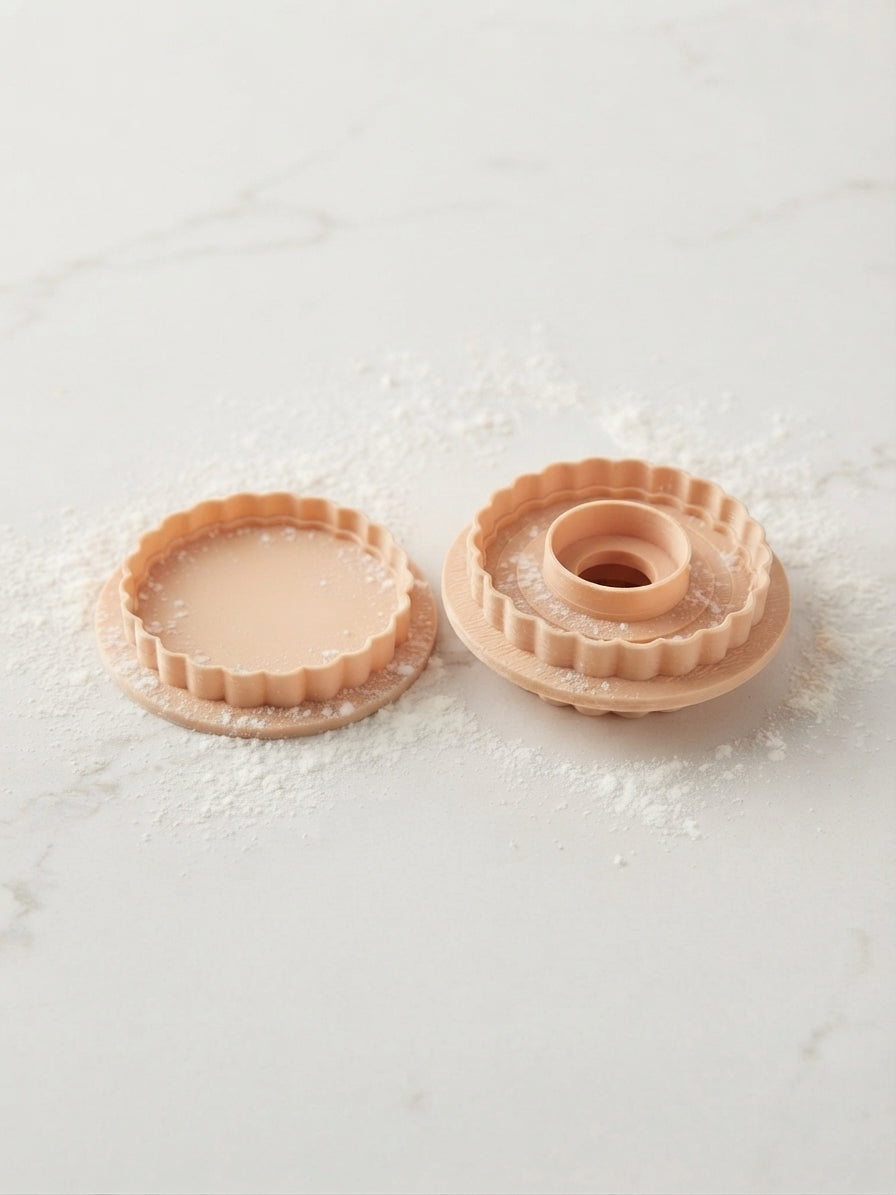 Emporte-pièces biscuit fourré rond Ø 50 mm façon linzer – photo 2