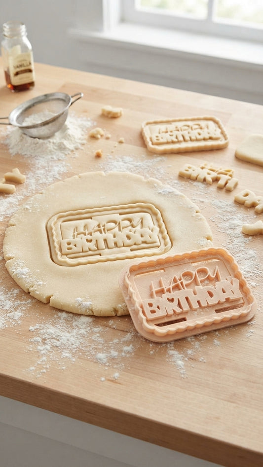 Emporte-pièce « Happy birthday » pour biscuits d'anniversaire – photo 2