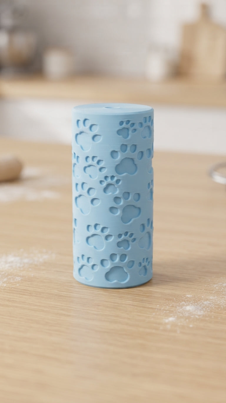 Rouleau à motif empreintes de pattes de chien – photo 2