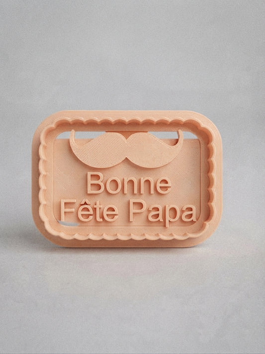 Emporte-pièce « Bonne fête papa » pour la fête des pères