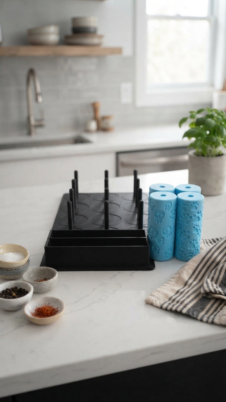 Support de rangement pour rouleaux à motif et manche – photo 3