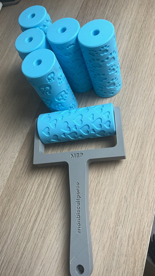 Manche MBP pour rouleaux à motif interchangeables – photo réelle