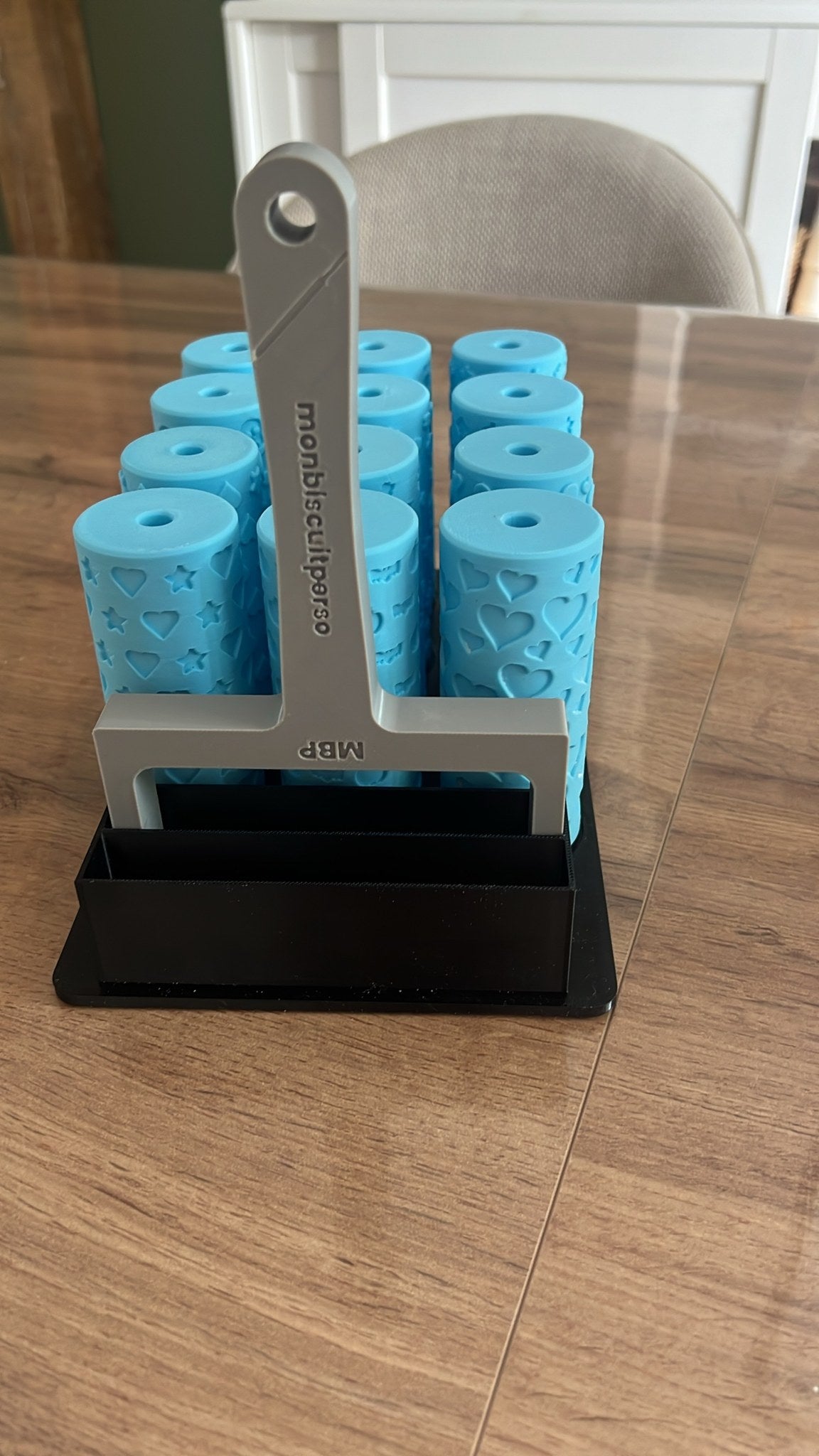 Manche MBP pour rouleaux à motif interchangeables – photo réelle